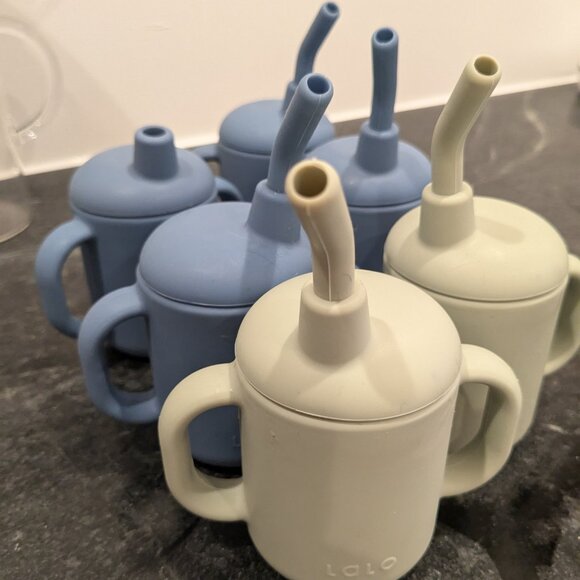 Lot of 6 Lalo sippy cups - Picture 2 of 3